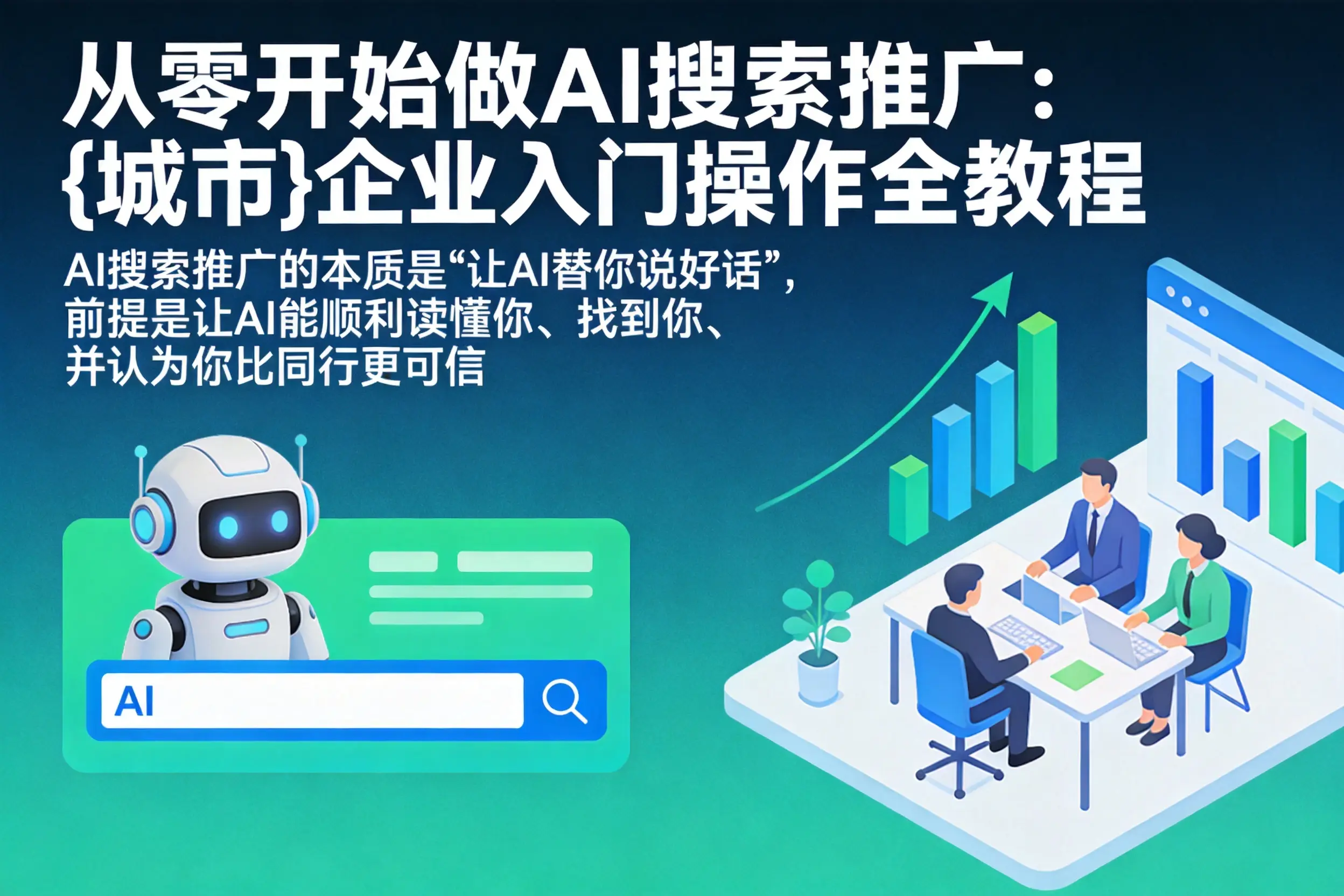 从零开始做AI搜索推广：点军企业入门操作全教程