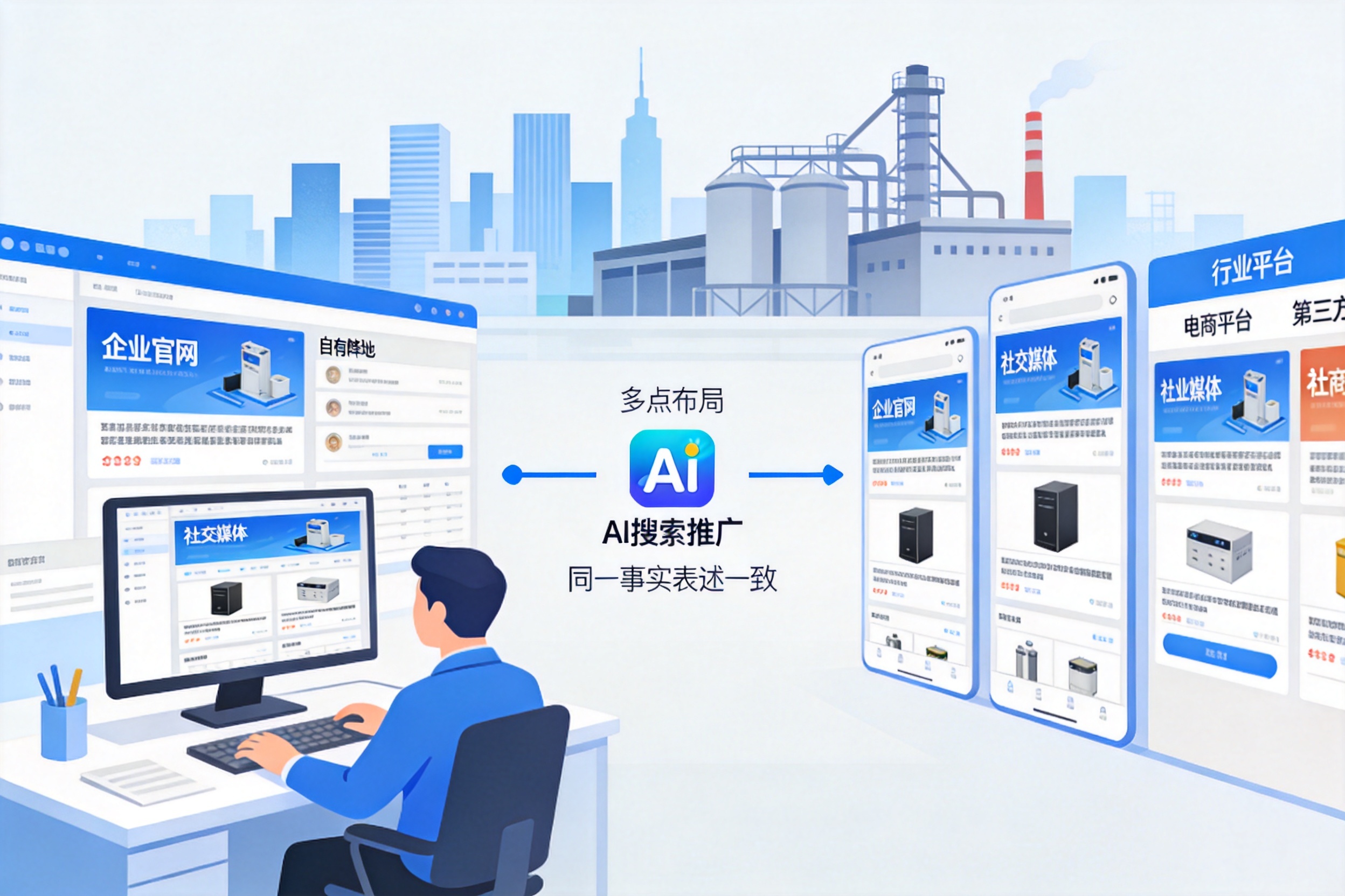 点军制造企业怎样通过AI搜索推广获得精准客户